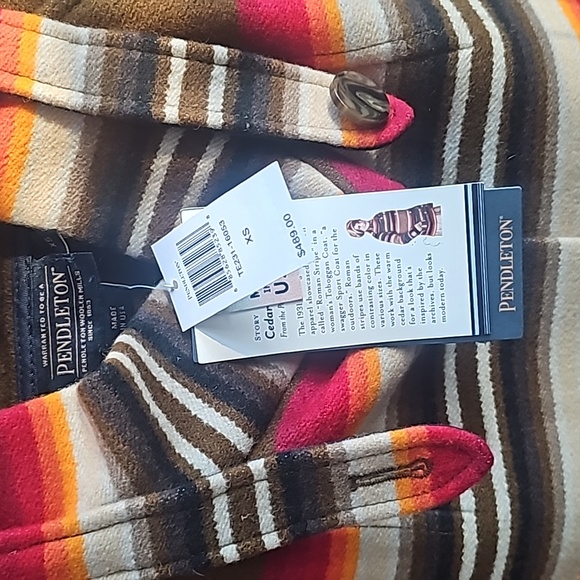 Pendleton Cedar Roman Stripe Jacket XS | Made in USA - Picture 3 of 11